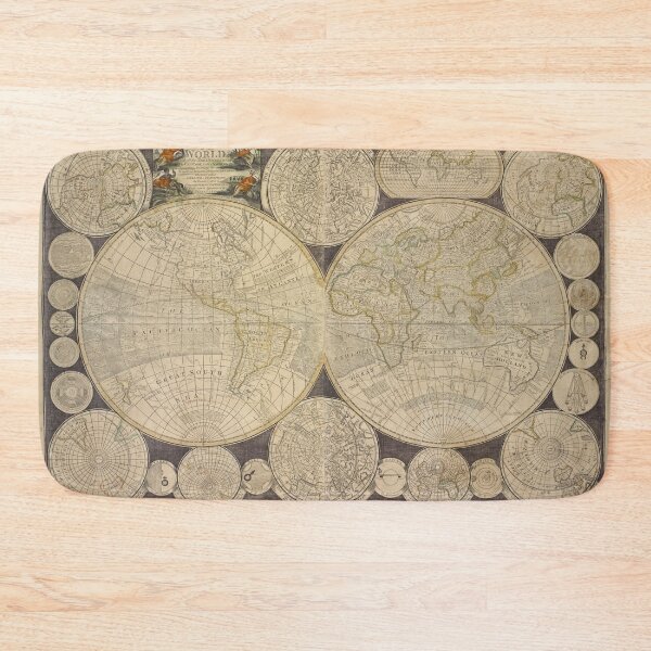 Item preview, New map of the world with all the new discoveries designed and sold by MUZA9.