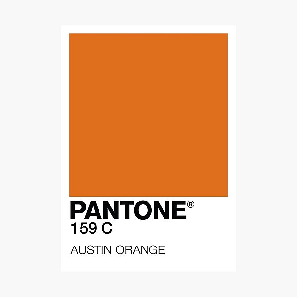 Austin Pantone Swatches Photographic Print For Sale By Jaxcksn