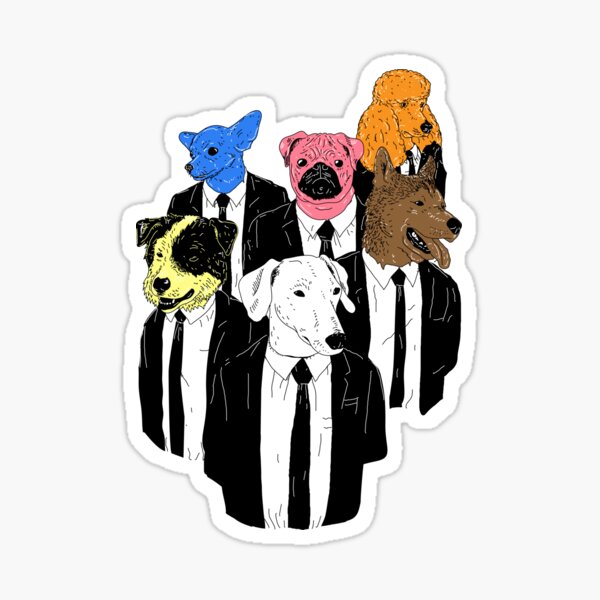 Real Reservoir Dogs sticker Sticker