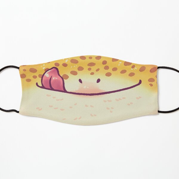 Gecko Mask // Reptile Funny Mouth, Kawaii Kids Mask