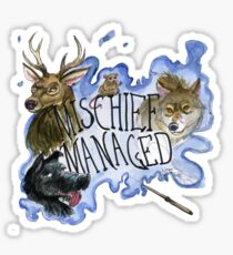 Mischief Managed Sticker