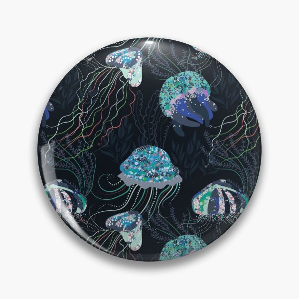 Item preview, Colorful Abstract Jellyfish Pattern designed and sold by AnastasiaDesign.
