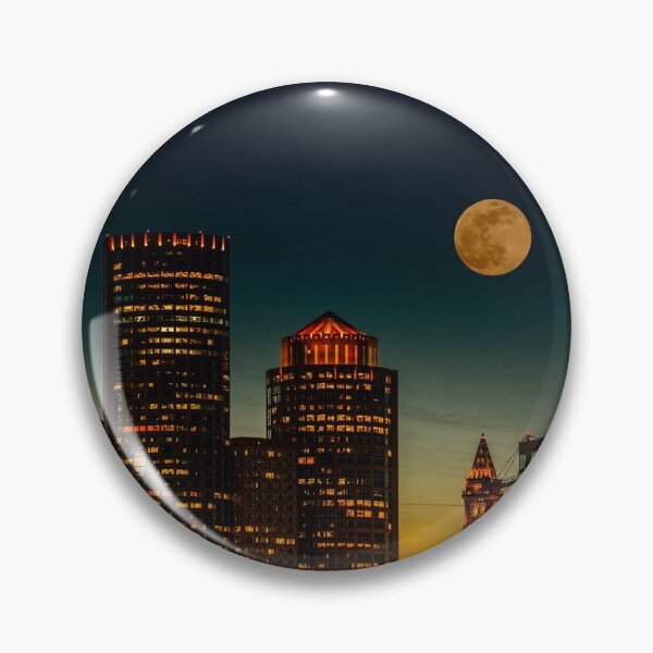 Item preview, Boston Pink Moon  designed and sold by LudaNayvelt.