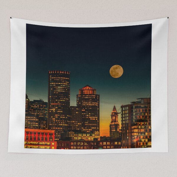 Item preview, Boston Pink Moon  designed and sold by LudaNayvelt.