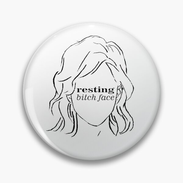 Item preview, Resting Bitch Face (RBF) designed and sold by katherine montalto.