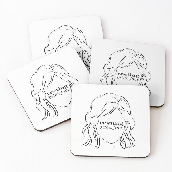 Item preview, Resting Bitch Face (RBF) designed and sold by katherine montalto.