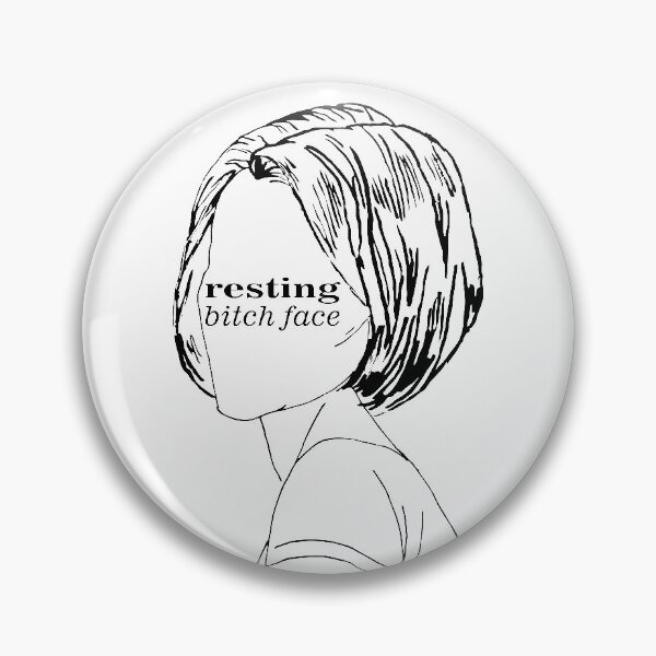 Item preview, Resting Bitch Face (RBS) designed and sold by katherine montalto.
