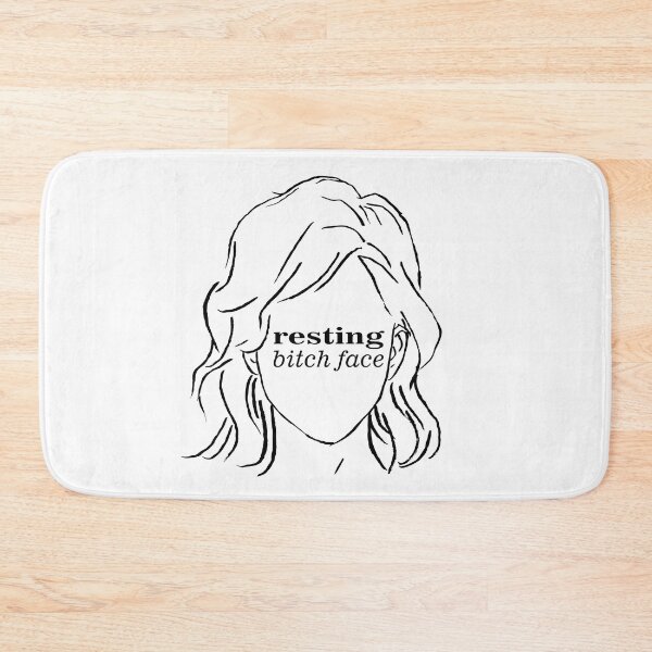 Item preview, Resting Bitch Face (RBF) designed and sold by katherine montalto.