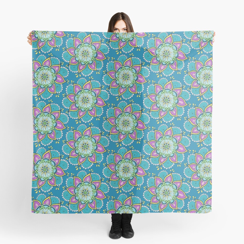Teal Harlowe, tiled Scarf