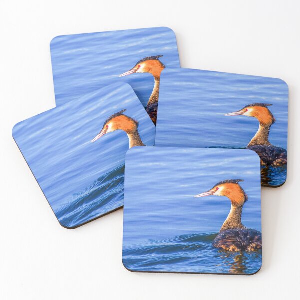 Item preview, The gorgeous Great Crested Grebe designed and sold by Gary Osborne.