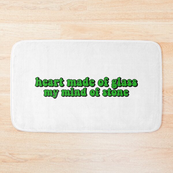 Item preview, heart made of glass my mind of stone designed and sold by ThatxCentury.
