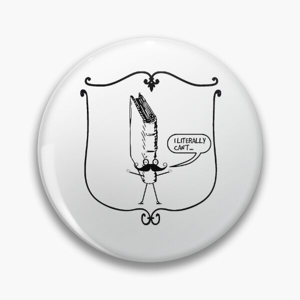 Item preview, I Literally Can't Tote Bag - Literature Writer Teacher Funny Mustache For Bookish Nerds | Book Puns For Readers Grammar Sarcasm designed and sold by balbert3.