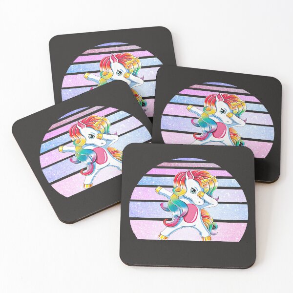 Item preview, Lindo Unicornio Dabbing Colorido Retro designed and sold by RetroSunset.