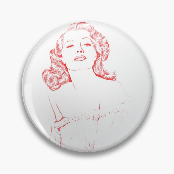Item preview, Rita Hayworth BEAUTIFUL artwork designed and sold by caixadesucessos.