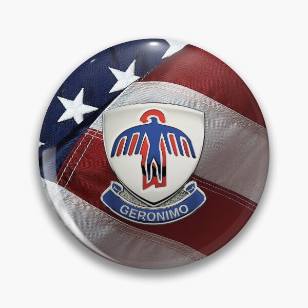 Item preview, 501st Airborne Infantry Regiment - 501st AIR Unit Insignia over Flag designed and sold by Serge Averbukh Art Studio.