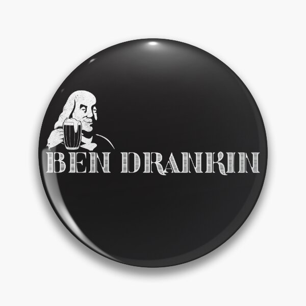 Item preview, Ben Drankin vintage 4th of July drinking Benjamin pun gift designed and sold by alenaz.