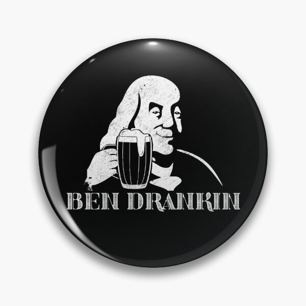 Item preview, Funny Ben Drankin with beer mug 4th of July humorous gift designed and sold by alenaz.