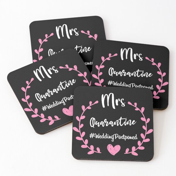 Item preview, Mrs Quarantine Wedding Postponed: Cute Wedding Design Gift, Social Distancing Gift Idea designed and sold by Run to Creations.