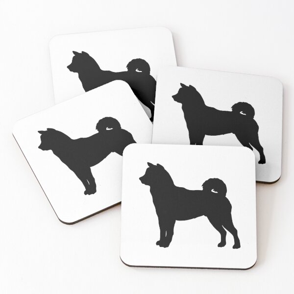 Item preview, Shiba Inu (grey) - DOGS0023 designed and sold by 3-Starfish.
