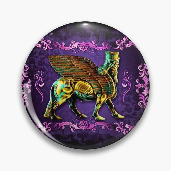 Item preview, Assyrian Golden Lamassu 2 designed and sold by doniainart.