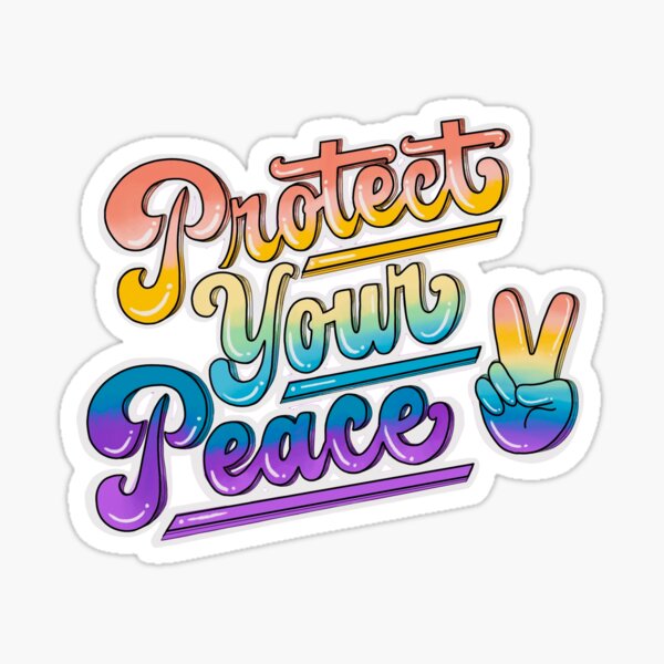 Item preview, protect your peace  designed and sold by celestine-17.