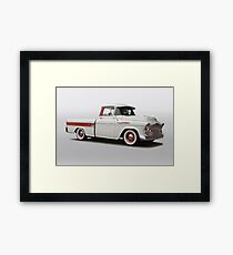 1957 Chevrolet 3124 Cameo Pickup Framed Print