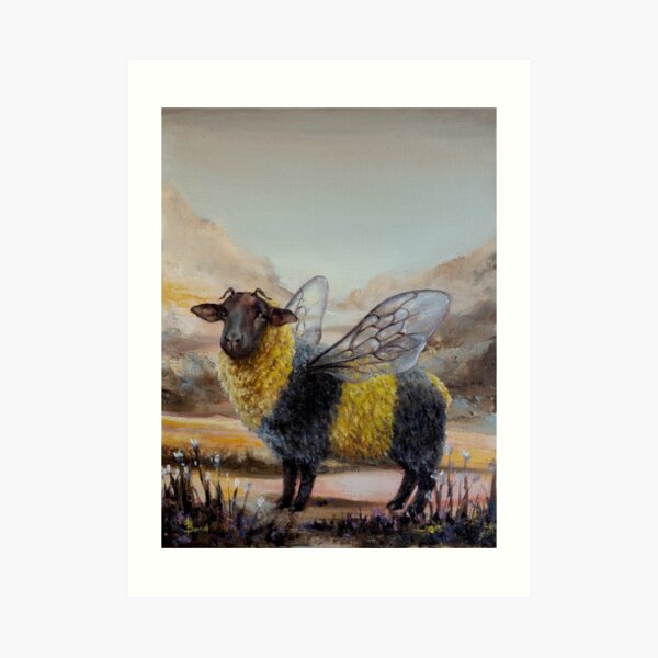 Bumblesheep Art Print