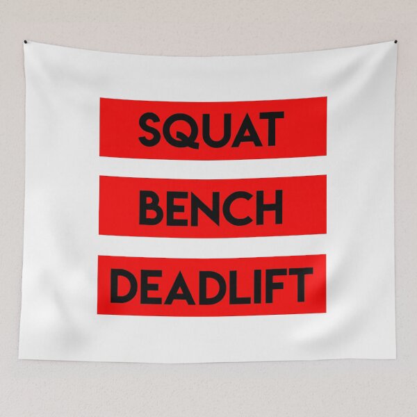 Item preview, Squat Bench Deadlift in Red designed and sold by jackknite.