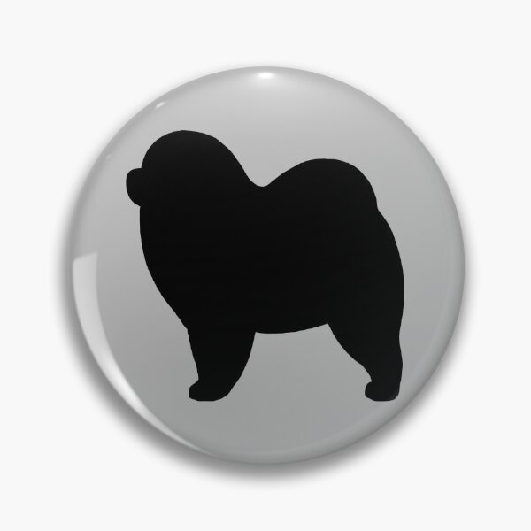 Item preview, Black Chow Chow Silhouette(s) designed and sold by Jenn Inashvili.