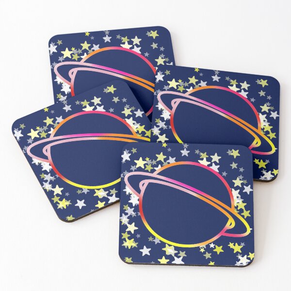 Item preview, Retro Saturn with stars designed and sold by Sunflower-Farms.
