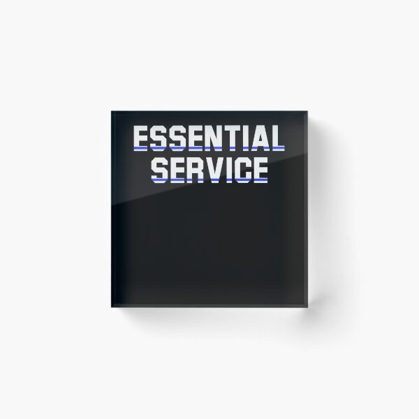 Item preview, Essential Service (thin blue line) designed and sold by countercolour.