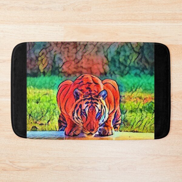 Item preview, Wild Tiger Psychedelic Art designed and sold by Utopian-Nation.