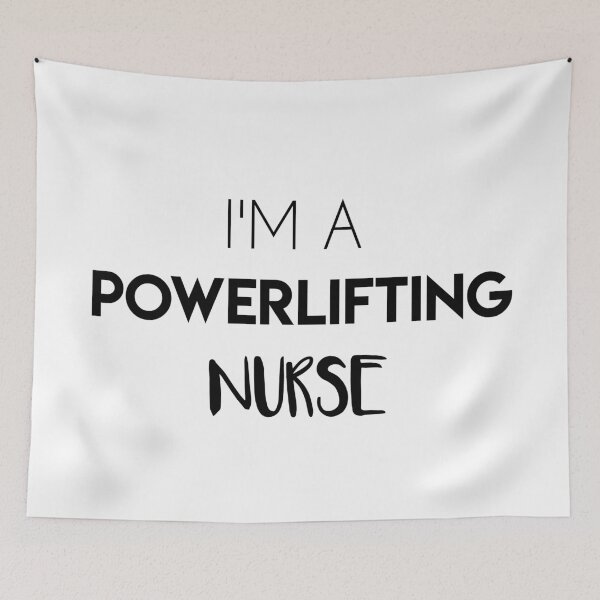 Item preview, I'm a Powerlifting Nurse designed and sold by jackknite.