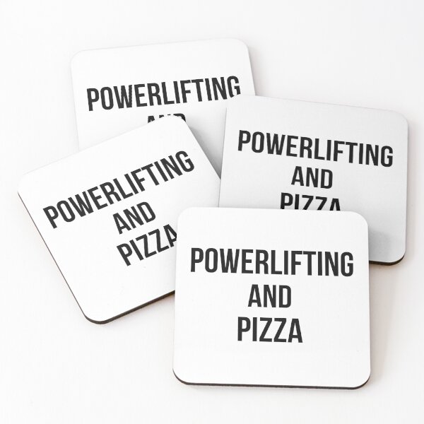 Item preview, Powerlifting and Pizza designed and sold by jackknite.