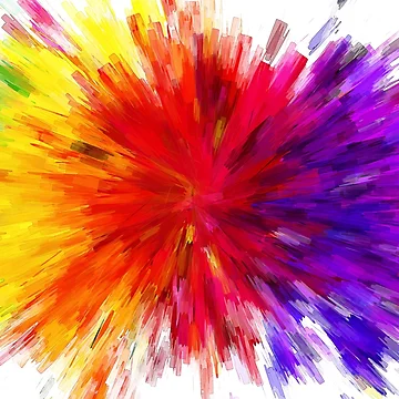 Artwork thumbnail, Multicoloured Explosion Design by Merch_Tingz