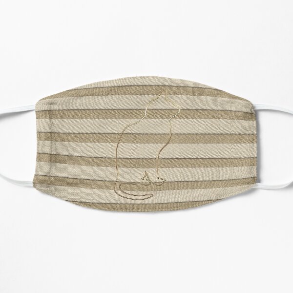 Gold Looking Stripes Mask