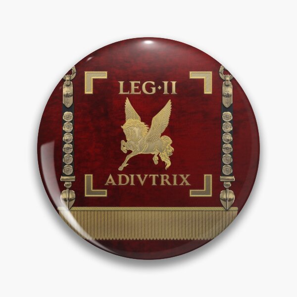 Item preview, Standard of Rescuer Second Legion - Vexillum of Legio II Adiutrix designed and sold by Serge Averbukh Art Studio.