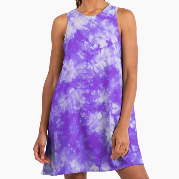 Purple Tie Dye Dresses for Sale | Redbubble