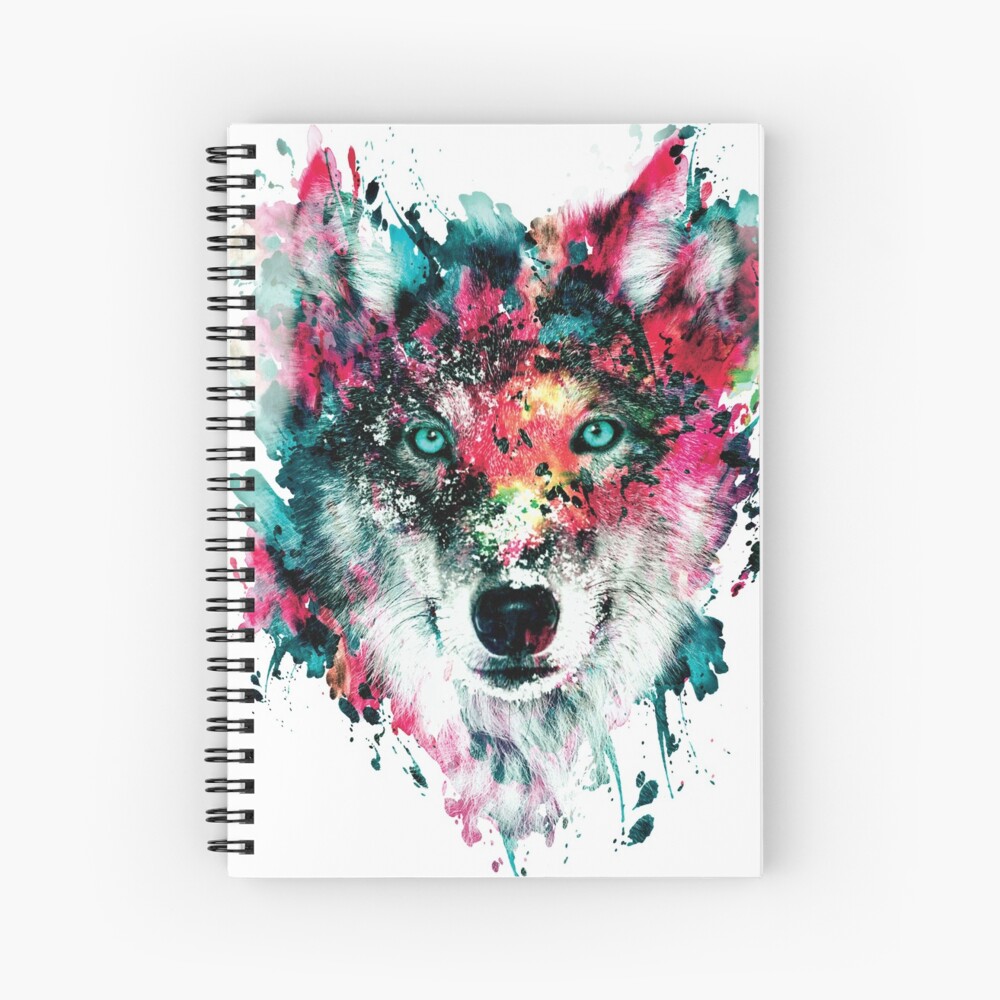 Wolf II Spiral Notebook