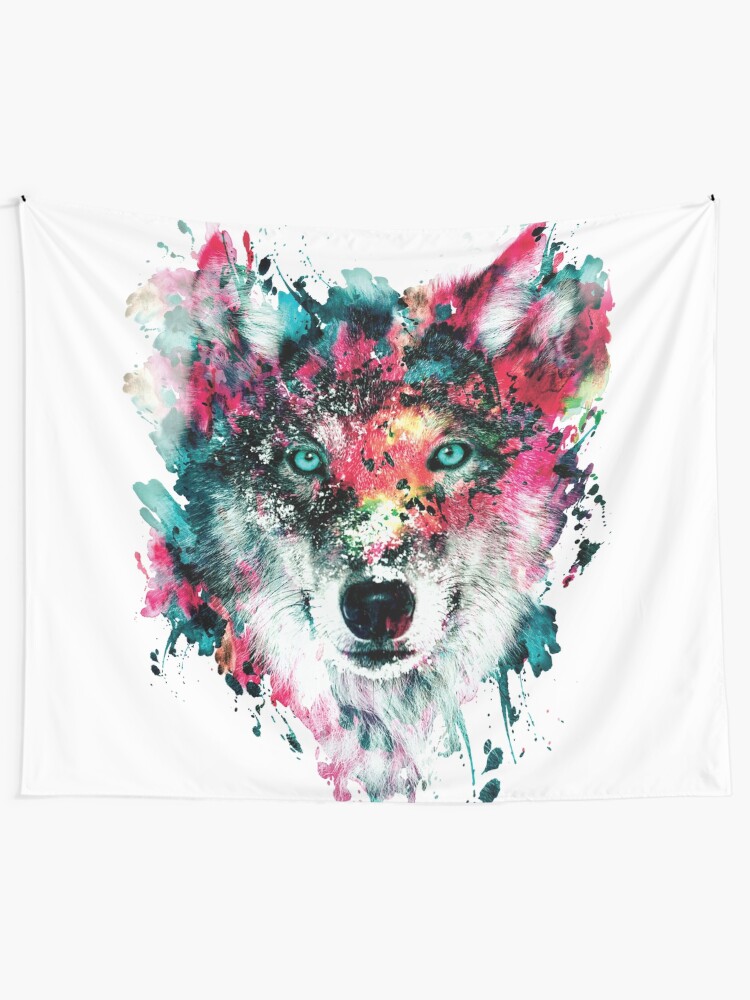 Alternate view of Wolf II Tapestry
