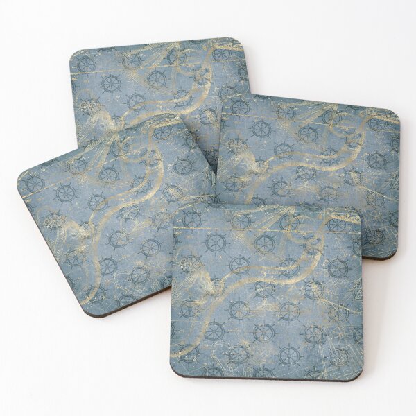 Item preview, Vintage Retro Nautical Ocean Life Ephemera Pattern  designed and sold by digitalvintage.