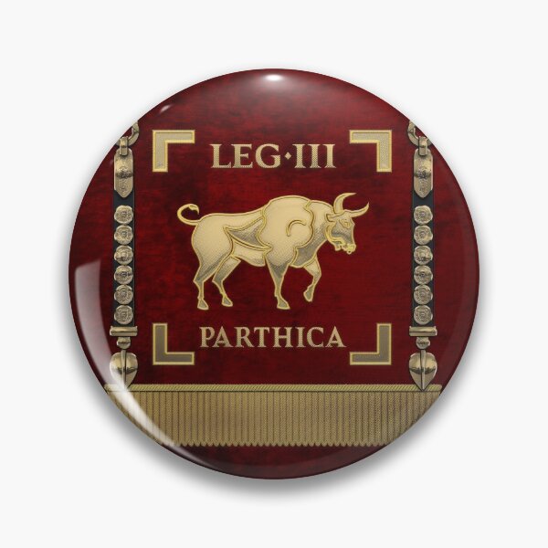 Item preview, Standard of the Parthian-conquering Third Legion - Vexillum of The Legio III Parthica designed and sold by Serge Averbukh Art Studio.