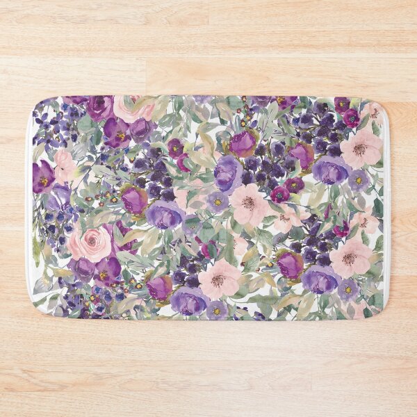 Item preview, Pink Purple Watercolor Floral Botanical  designed and sold by tsuttles.