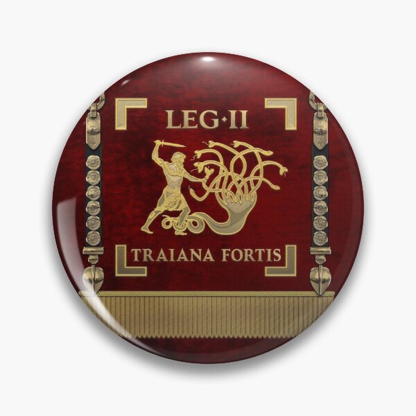 Item preview, Standard of the Trajan's Second Legion - Vexillum of The Legio II Traiana Fortis designed and sold by Serge Averbukh Art Studio.