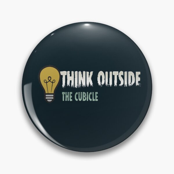 Item preview, Think outside the cubicle designed and sold by Mad Monkey Shop.