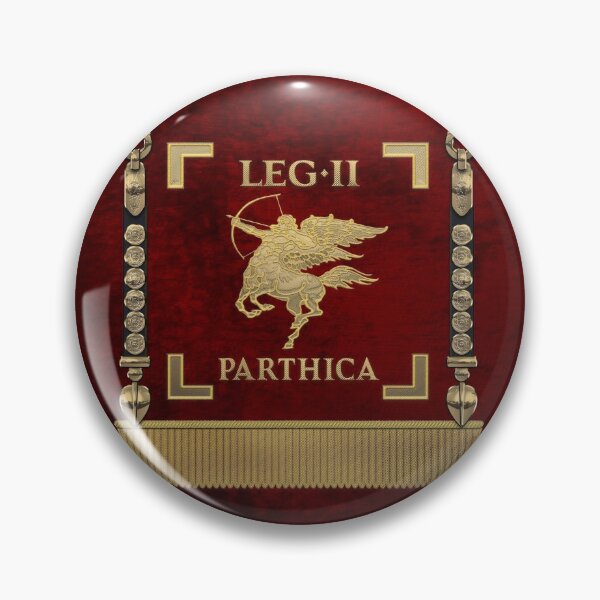 Item preview, Standard of the Parthian-conquering Second Legion - Vexillum of The Legio II Parthica designed and sold by Serge Averbukh Art Studio.