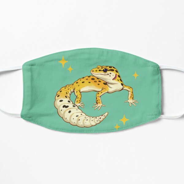 Sparkly Leopard Gecko Flat Mask