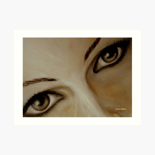 Look into my eyes Art Print