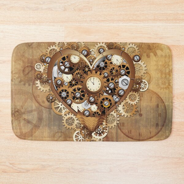 Item preview, Heart Steampunk Love Retro Machine designed and sold by BluedarkArt.
