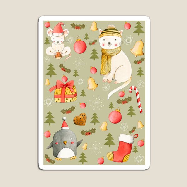 Christmas Pattern Magnet